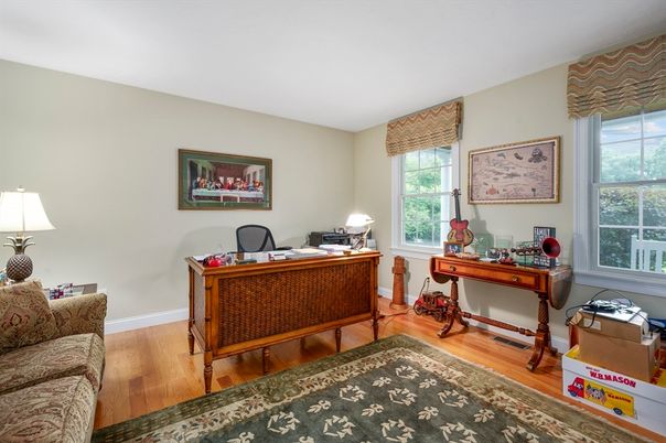 Home Office, Interior, Wood Texture Flooring