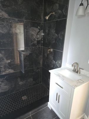 Bathroom, Glass Shower, Interior