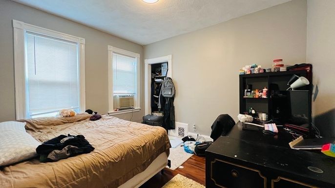 Bedroom, Home Office, Interior, Wood Texture Flooring