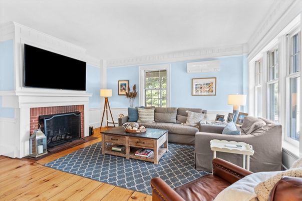 Fireplace, Interior, Living room, Wood Texture Flooring