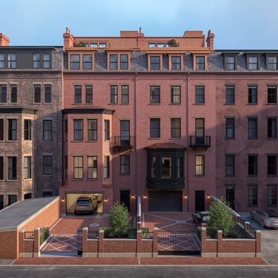 Exterior, Facade, Brick Facade, Rowhouse