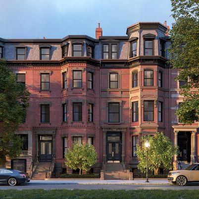 Exterior, Facade, Brick Facade, Rowhouse