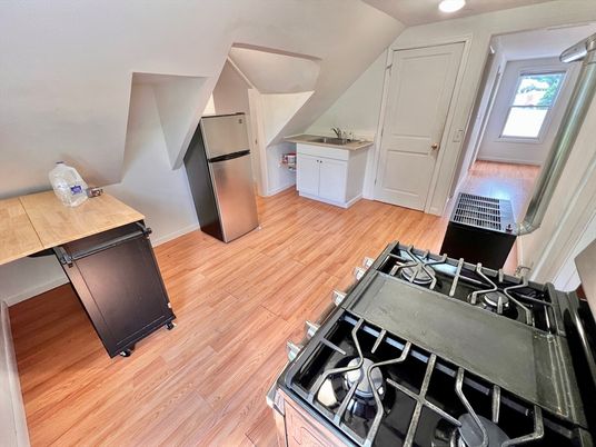 Interior, Kitchen, Wood Texture Flooring