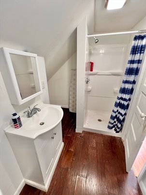 Bathroom, Interior, Wood Texture Flooring