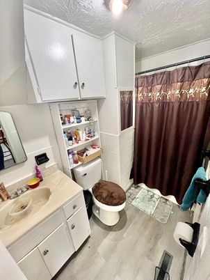 Bathroom, Interior, Wood Texture Flooring
