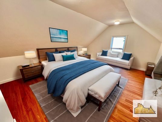 Bedroom, Interior, Wood Texture Flooring