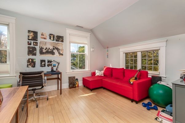 Home Office, Interior, Wood Texture Flooring