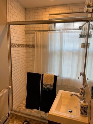Bathroom, Glass Shower, Interior
