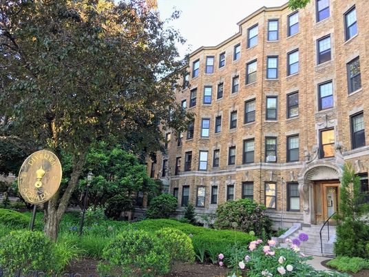 Exterior, Facade, Brick Facade, Condo Building