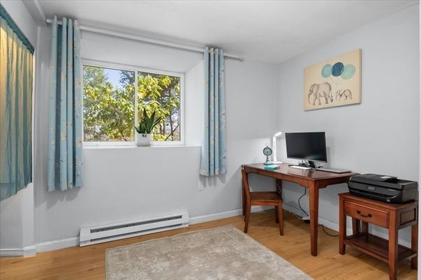 Home Office, Interior, Wood Texture Flooring