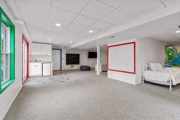 Bedroom, Interior, Pendant Lights, Recessed Lighting