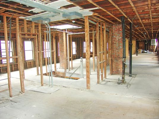 Interior, Stone Walls, Wooden Beams