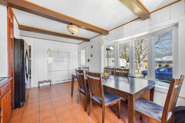Dining room, Interior, Wooden Beams