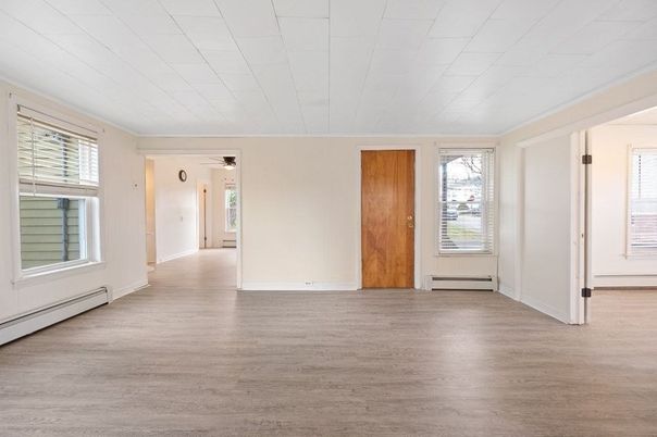 Empty room, Interior, Wood Texture Flooring