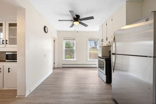 Interior, Kitchen, Wood Texture Flooring
