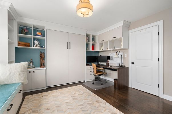 Home Office, Interior, Wood Texture Flooring