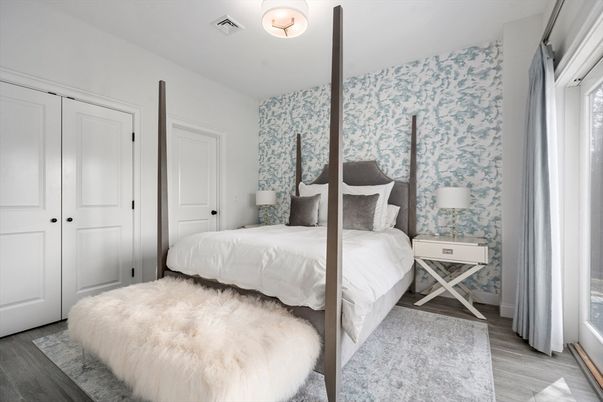 Bedroom, Interior, Wood Texture Flooring