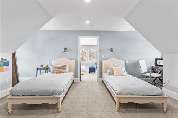 Bedroom, Interior, Recessed Lighting