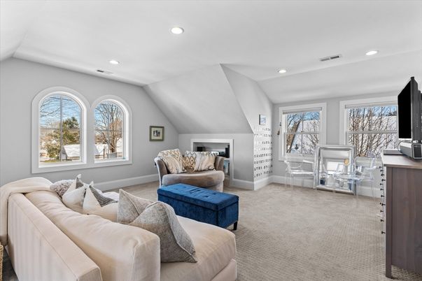 Home Office, Interior, Living room, Recessed Lighting