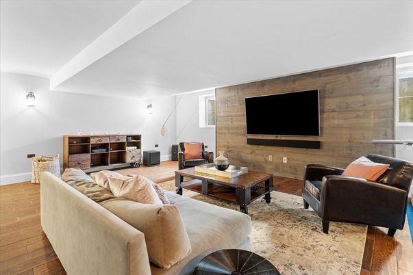 Interior, Living room, Wood Texture Flooring, Wooden Walls