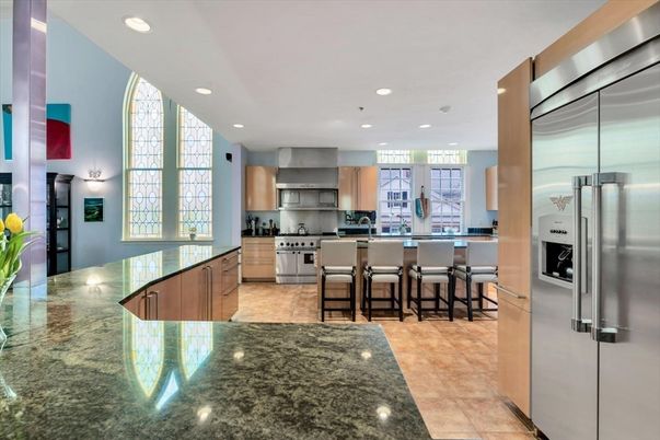 Interior, Kitchen, Recessed Lighting, Stainless Steel Appliances