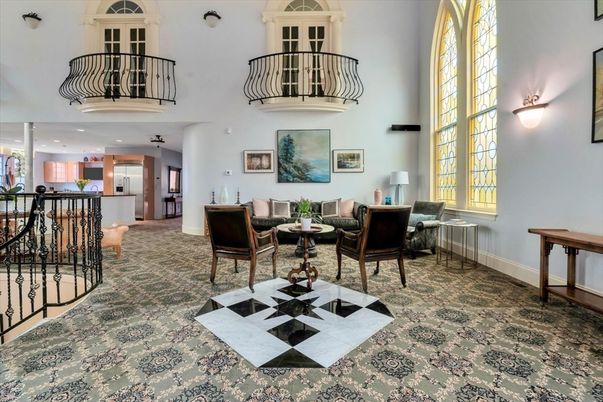 Interior, Living room, Recessed Lighting