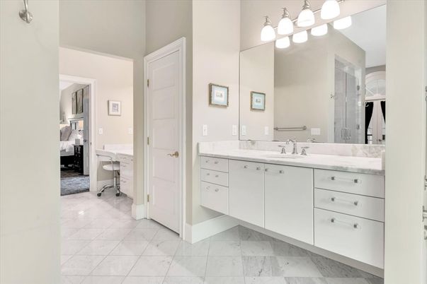 Bathroom, Dual Sink Vanities, Interior, Marble