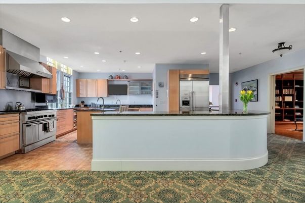 Interior, Kitchen, Recessed Lighting, Stainless Steel Appliances