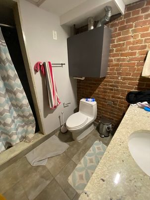 Bathroom, Interior, Stone Walls