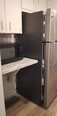Interior, Kitchen, Wood Texture Flooring