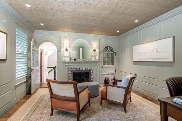 Bedroom, Fireplace, Interior, Recessed Lighting