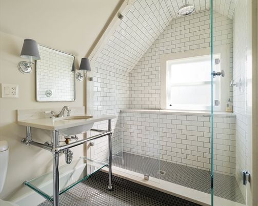 Bathroom, Glass Shower, Interior