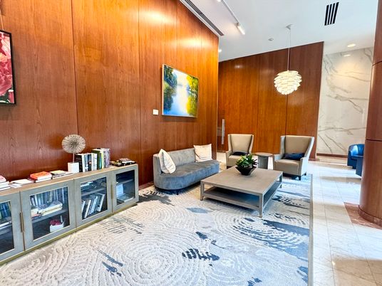 Interior, Living room, Pendant Lights, Recessed Lighting, Wooden Walls
