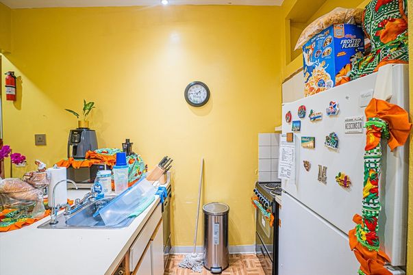 Interior, Kitchen, Wood Texture Flooring