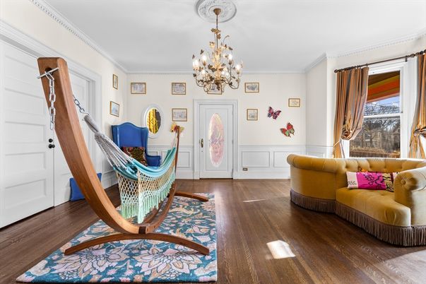 Chandelier, Interior, Wood Texture Flooring