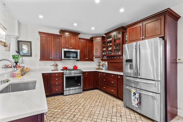 Interior, Kitchen, Recessed Lighting, Stainless Steel Appliances