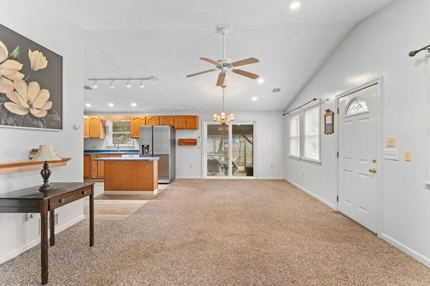 Chandelier, Interior, Kitchen, Recessed Lighting