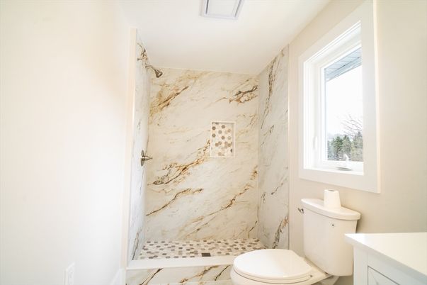 Bathroom, Interior, Marble Walls