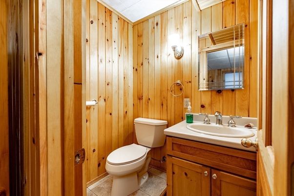 Bathroom, Interior, Wooden Walls