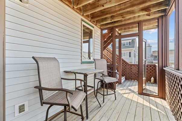 Exterior, Wood Texture Flooring