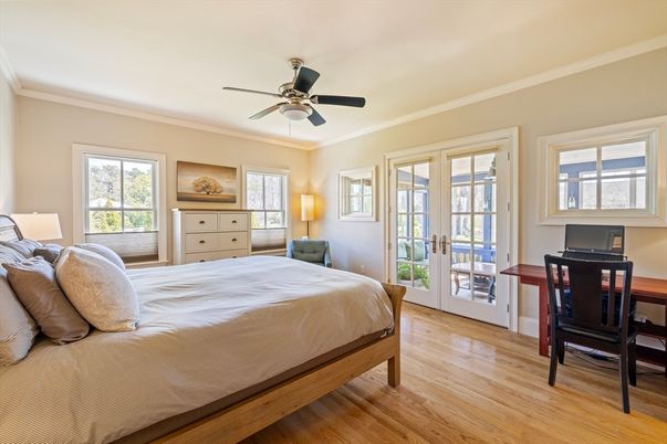 Bedroom, Interior, Wood Texture Flooring