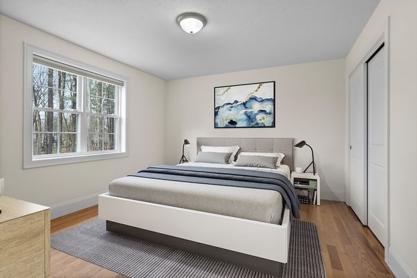 Bedroom, Interior, Wood Texture Flooring
