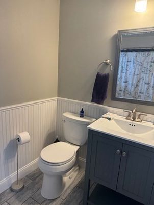 Bathroom, Interior, Wood Texture Flooring