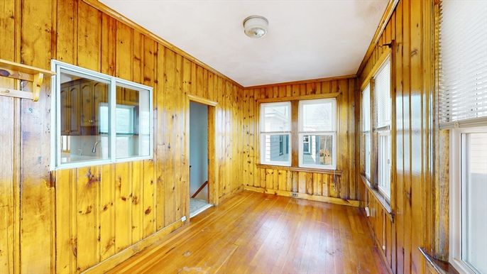Empty room, Interior, Wood Texture Flooring, Wooden Walls