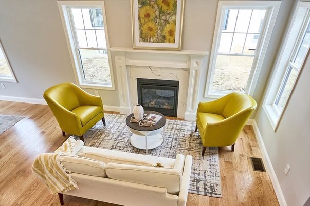 Fireplace, Interior, Living room, Wood Texture Flooring
