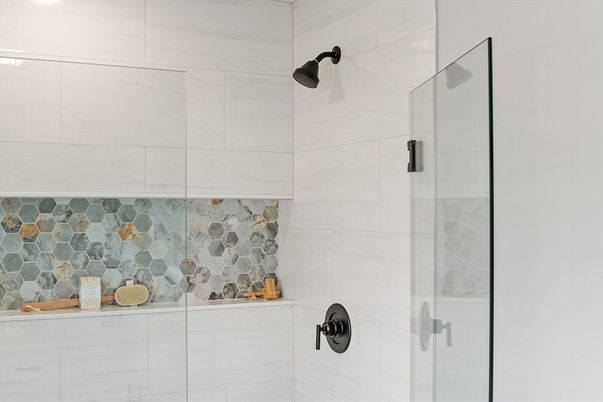 Bathroom, Glass Shower, Interior
