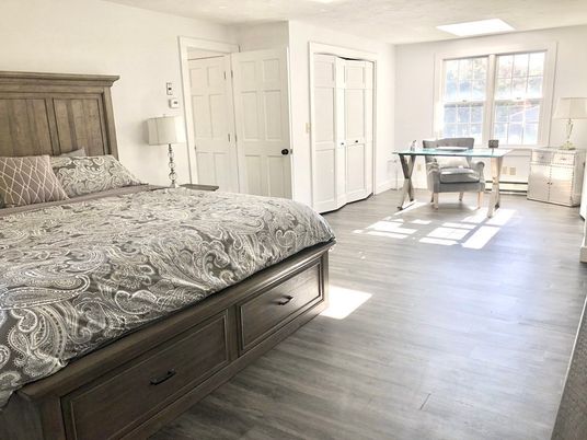 Bedroom, Home Office, Interior, Wood Texture Flooring