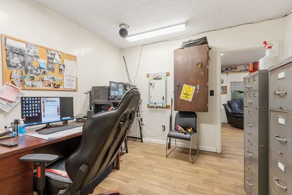Home Office, Interior, Wood Texture Flooring