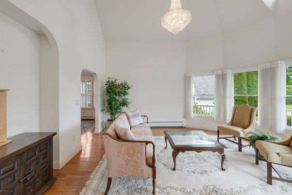 Chandelier, Interior, Living room, Wood Texture Flooring