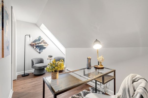 Home Office, Interior, Wood Texture Flooring